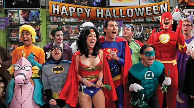 I migliori costumi di Halloween nelle serie TV Il cast di Big Bang Theory in maschera per Halloween