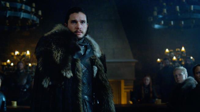 Gli episodi di Game of Thrones 8 dureranno 60 e 80 minuti Kit Harington è Jon Snow in una scena di Game of Thrones 7