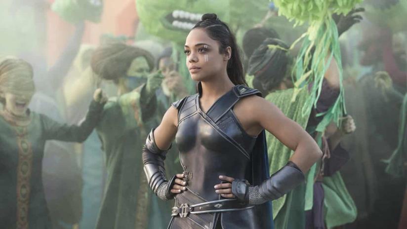 Tessa Thompson e Chris Hemsworth parlano della possibilità di un Thor 4 diretto da Taika Waititi Un primo piano di Tessa Thompson nei panni di Valchiria