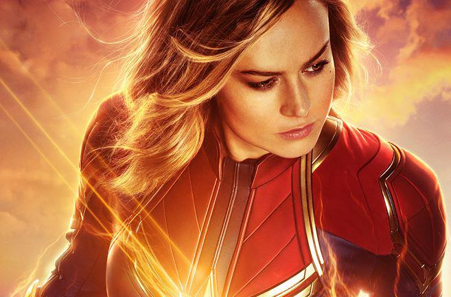 Carol Danvers in una delle immagini del primo Captain Marvel Brie Larson è Carol Danvers in Captain Marvel