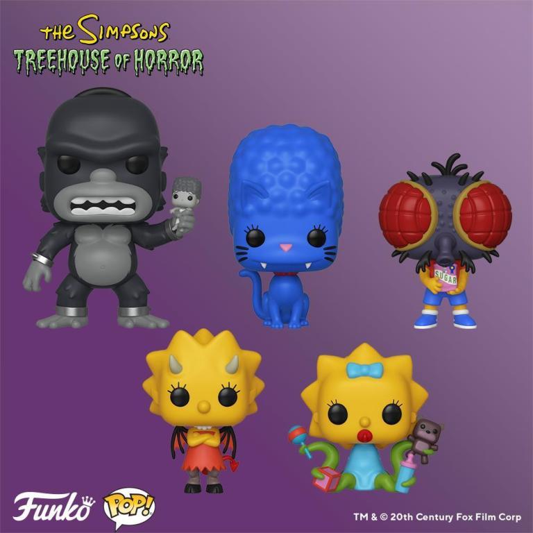 Treehouse of Horror Funko Pop! de I Simpson I Simpson nelle loro versioni de La Paura fa Novanta