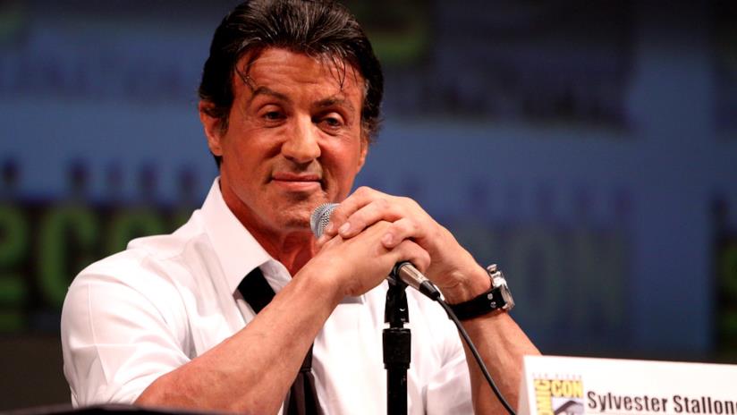 Sylvester Stallone insanguinato sul set di Samaritan Sylvester Stallone al San Diego Comic Con