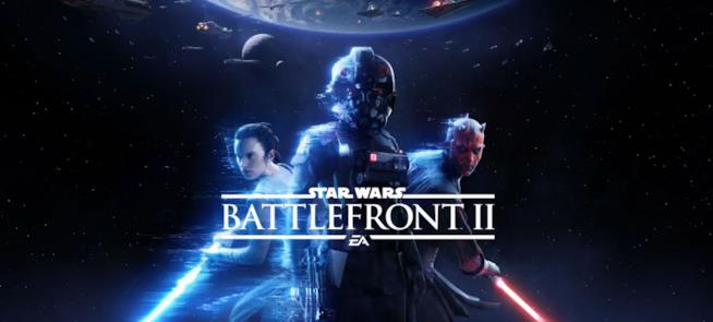 Un leak svela il primo trailer di Star Wars Battlefront 2 Darth Maul e Rey sul logo di Star Wars Battlefront 2
