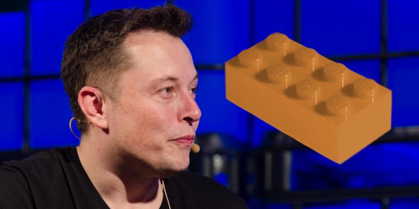 Elon Musk vuole produrre LEGO giganti per la costruzione di edifici Elon Musk ha annunciato di voler produrre mattoni LEGO giganti