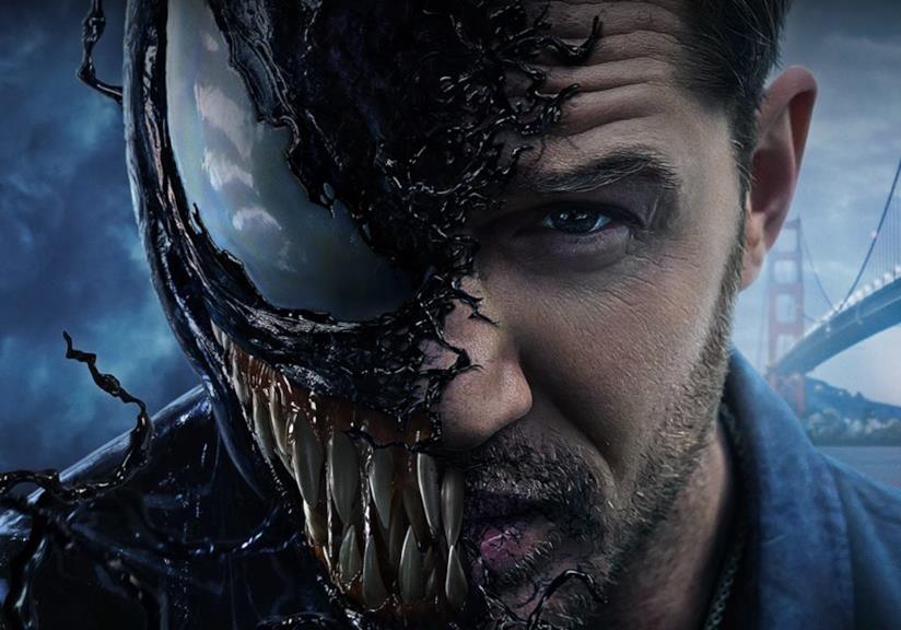 Venom 2: confermato Tom Hardy e ci sono speranze per lo Spider-Man di Tom Holland Tom Hardy nei panni di Venom nel poster del film