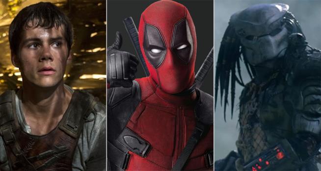 20th Century Fox e le nuove date di uscita dei film 2017-2018 Maze Runner 3, Deadpool 2, The Predator
