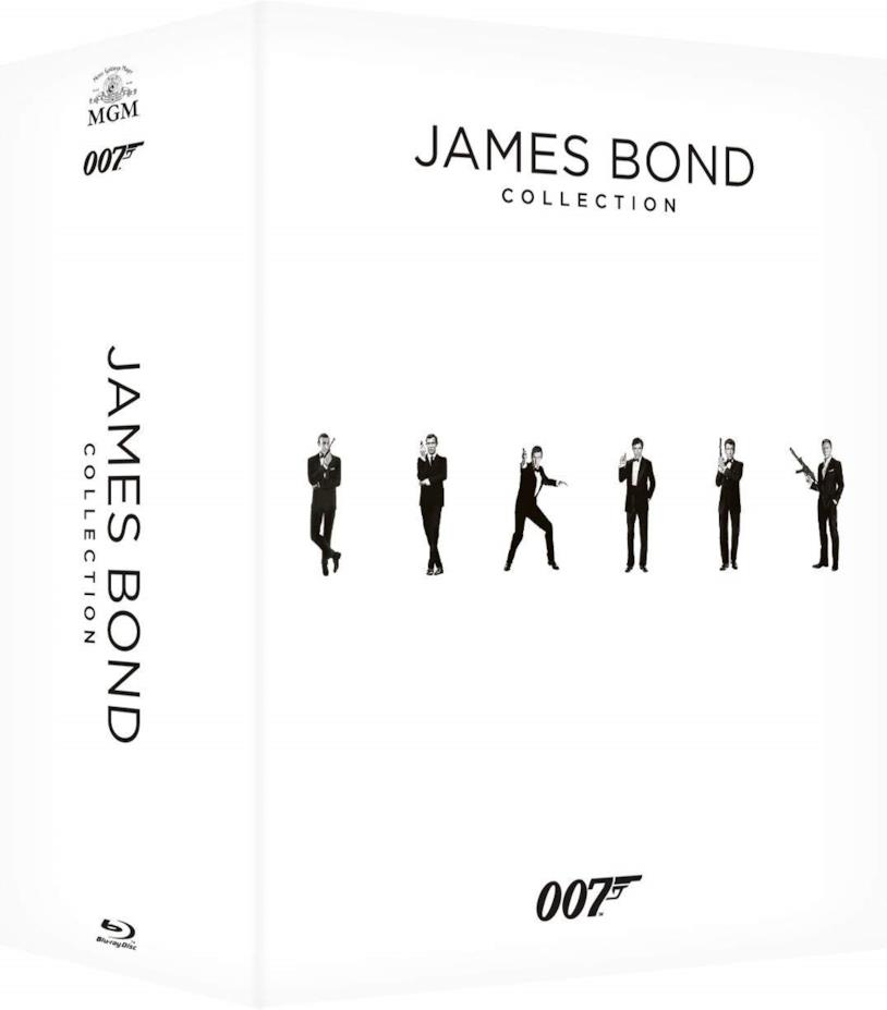 Cofanetto Blu-ray della saga di James Bond - Film 1-24 Copertina del cofanetto Blu-ray della saga di James Bond