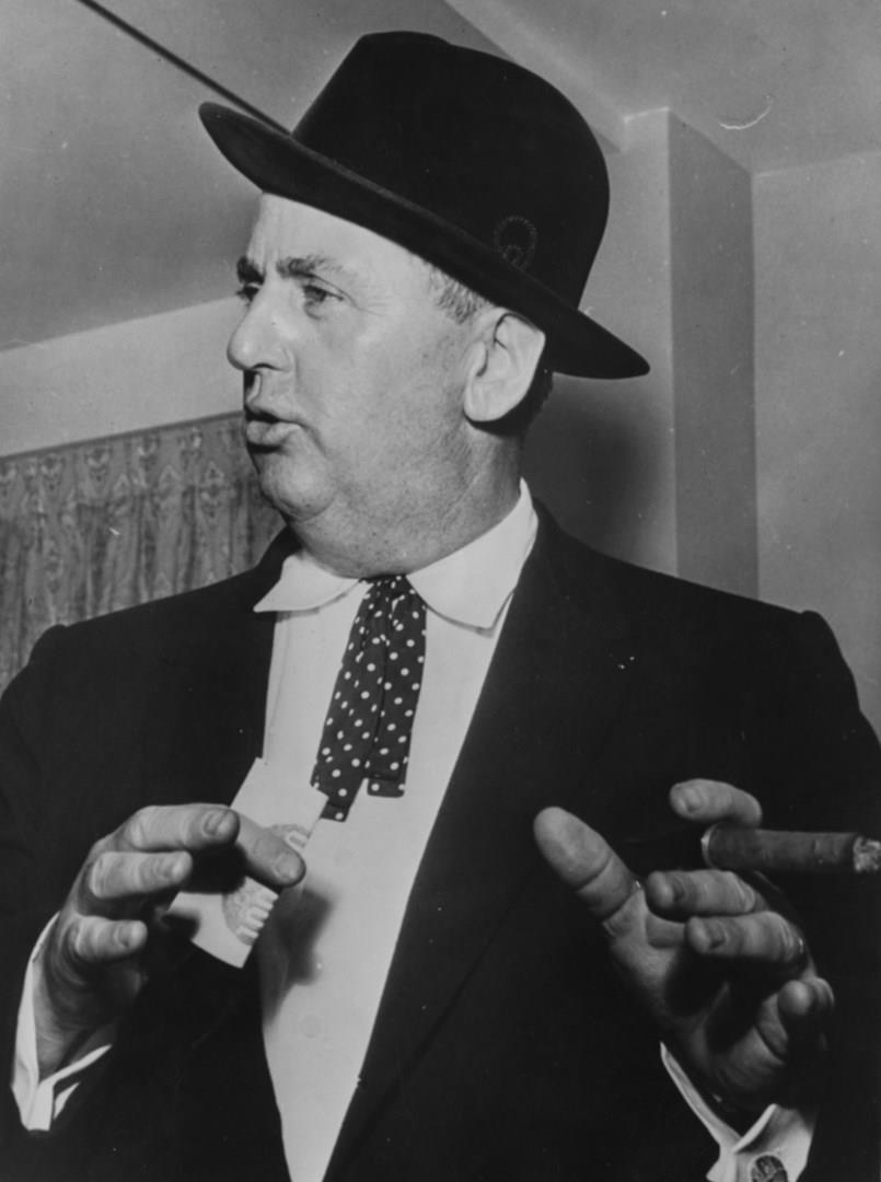 Il Colonnello Tom Parker, manager di Elvis Il famoso manager di Elvis Presley, il Colonnello Tom Parker