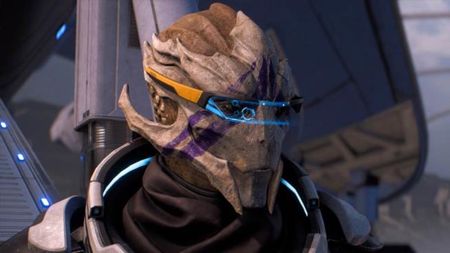 Mass Effect: Andromeda, BioWare svela un nuovo personaggio Un primo piano di Vetra Nyx, la Turian di Mass Effect: Andromeda