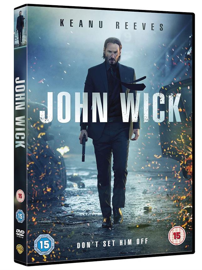 La cover di Jown Wick con Keanu Reeves La copertina di John Wick