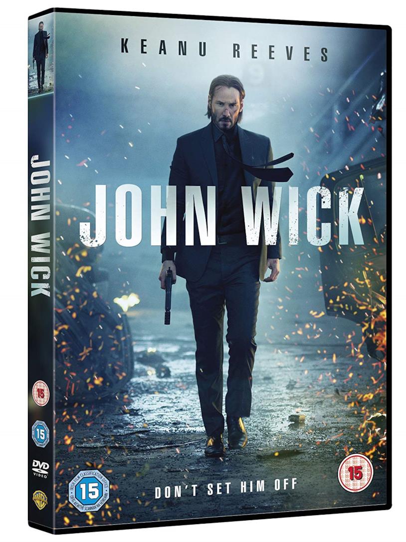 La cover di Jown Wick con Keanu Reeves La copertina di John Wick