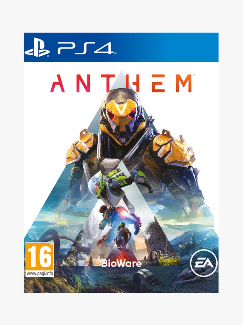 Anthem, disponibile per console e PC La copertina di Anthem per PlayStation 4