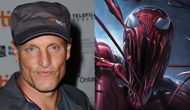 Woody Harrelson e i rumors su Carnage in Venom Primo piano di Woody Harrelson e Carnage nel fumetto