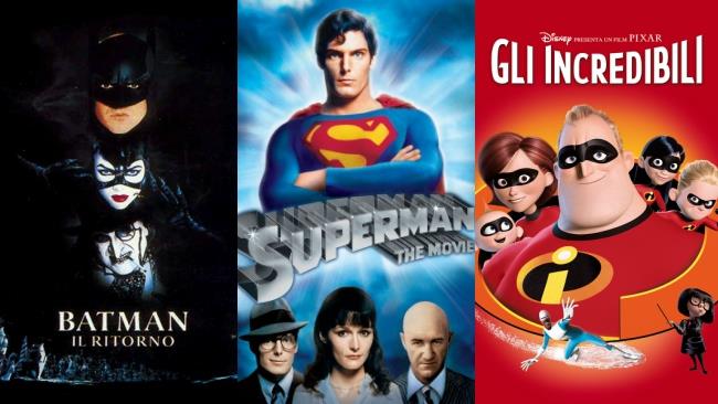 I 10 film sui supereroi più belli di sempre Tre film supereroistici che compongono la classifica