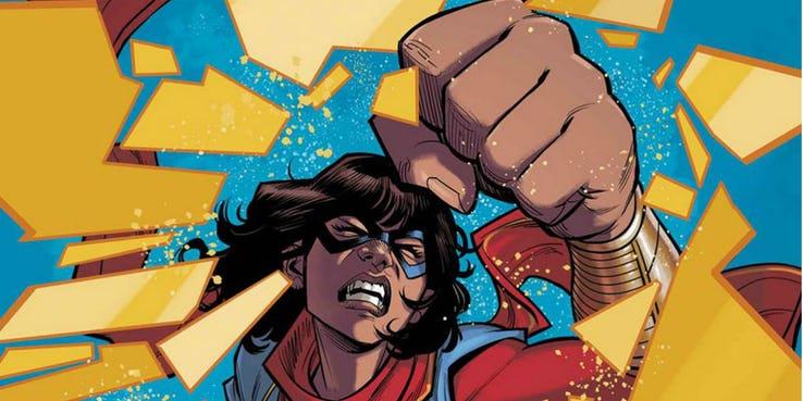 Ms. Marvel Kamala Khan in un disegno ufficiale
