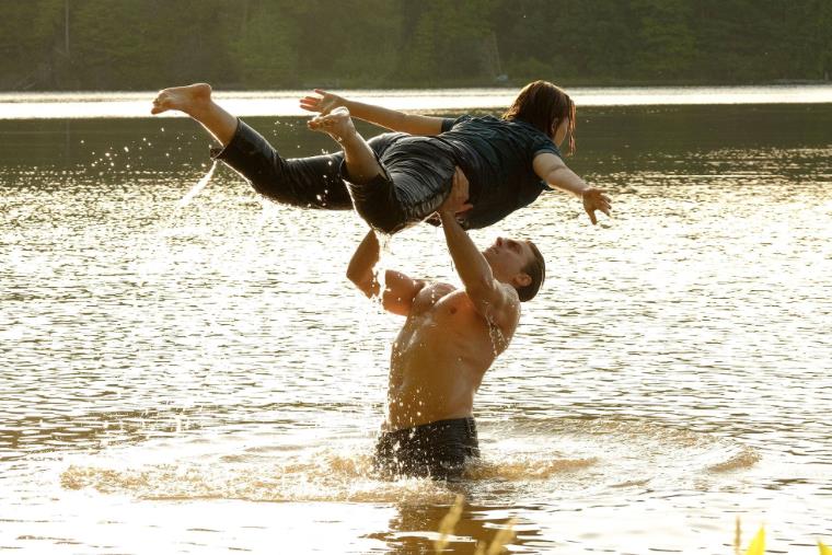Dirty Dancing - Volo d'angelo Abigail Breslin nella presa volo d'angelo in Dirty Dancing