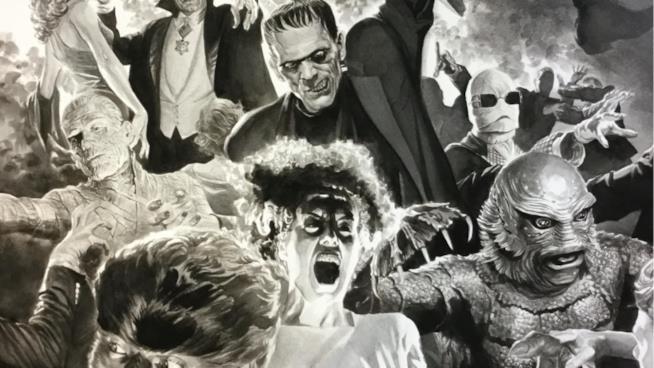 Alex Ross omaggia i mostri Universal con una serie di disegni Gli iconici personaggi dei classici horror Universal Pictures