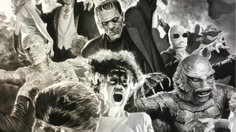 Alex Ross omaggia i mostri Universal con una serie di disegni Gli iconici personaggi dei classici horror Universal Pictures
