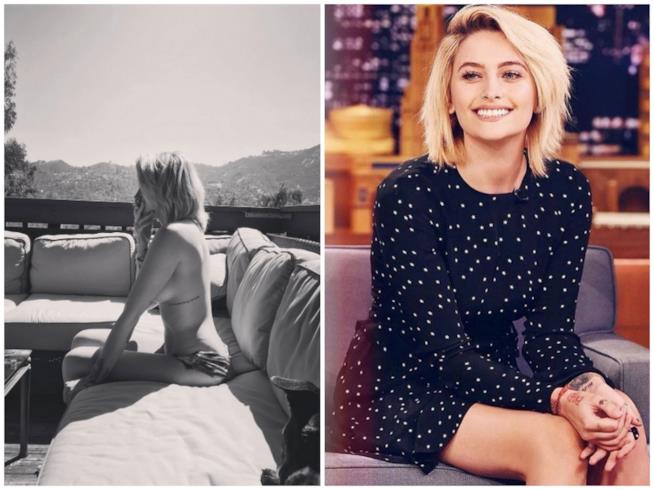 Paris Jackson difende la filosofia nudista su Instagram Paris Jackson in uno scatto senza veli