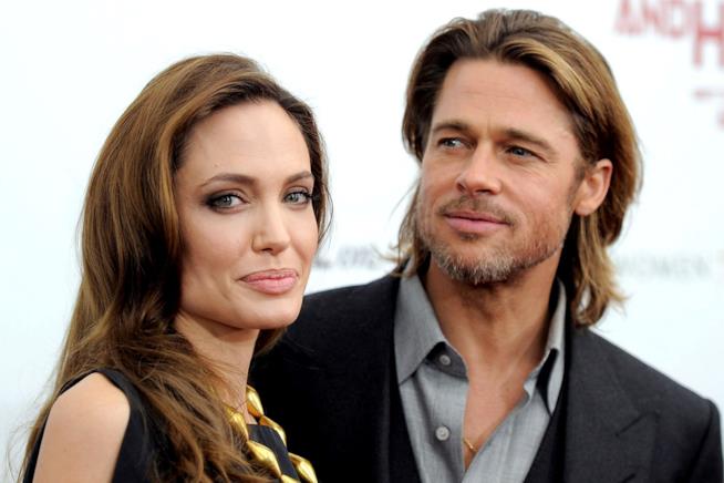 Brad Pitt e Angelina Jolie vanno a vivere nel Regno Unito Primo piano di Brad Pitt e Angelina Jolie
