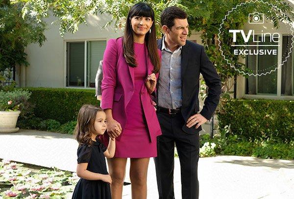 New Girl 7: Cece e Schmidt avranno una figlia La famiglia Parekh Schmidt al completo
