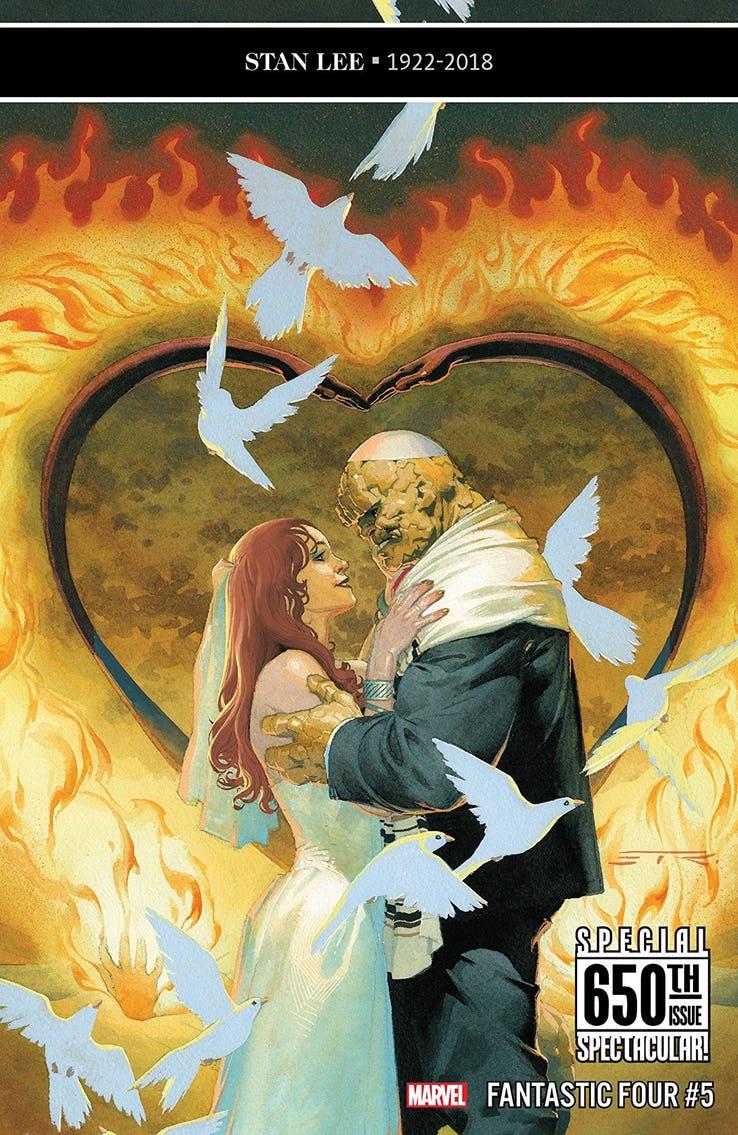 Fantastic Four #5 La cover di Fantastic Four #5