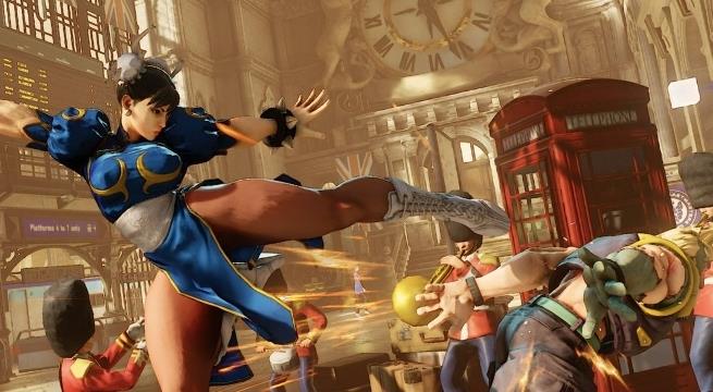 Chun-Li durante un combattimento di Street Fighter V Chun-Li, una delle combattenti più amate di Street Fighter