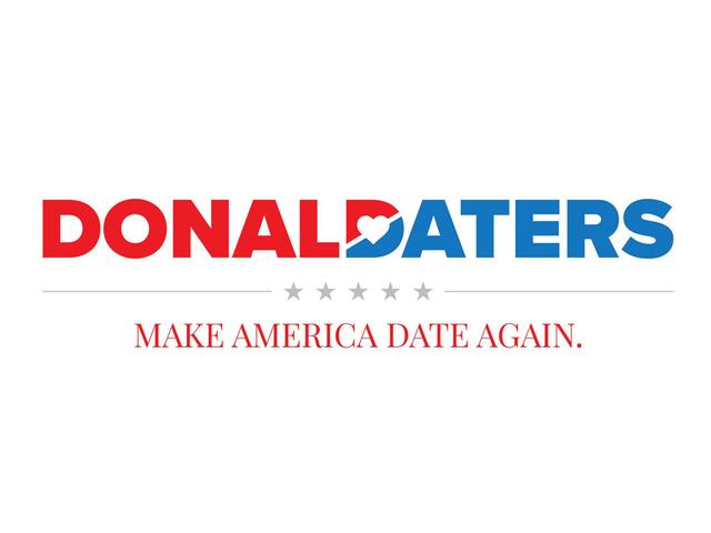 L'app di incontri Donald Daters Make America Date Again è lo slogan di Donald Daters