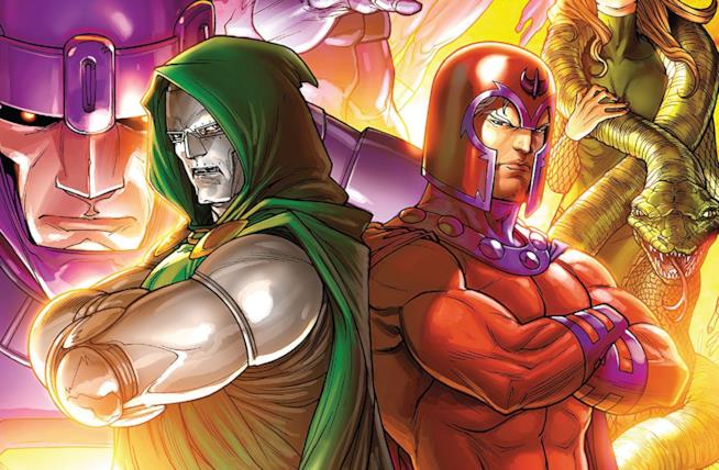 Chi sono i migliori 20 villain dei fumetti Marvel di sempre? Cover di Doctor Doom and the Masters of Evil #4