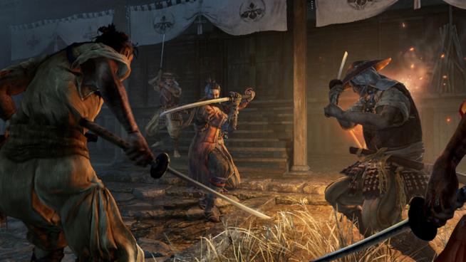 Sekiro: Shadows Die Twice, il primo video gameplay dalla Gamecom Una sequenza di combattimento in Sekiro: Shadows Die Twice