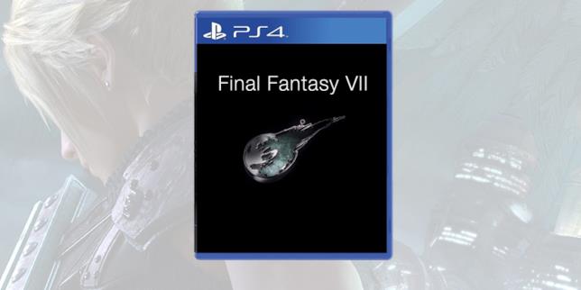 Final Fantasy VII? Annunciato troppo presto, per Nomura La momentanea boxart di Final Fantasy VII Remake