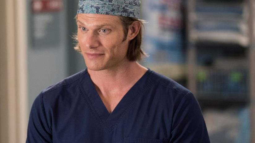 La reazione di Chris Carmack all'addio di Alex Karev Chris Carmack è Link in una scena di Grey's Anatomy