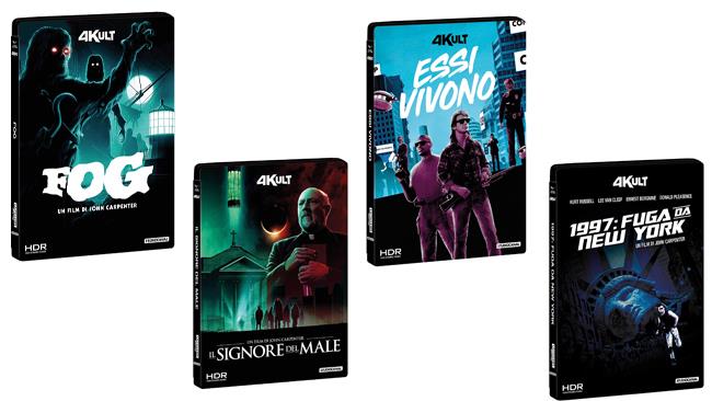 I capolavori di John Carpenter in Home Video I capolavori di John Carpenter in Home Video della collana 4Kult