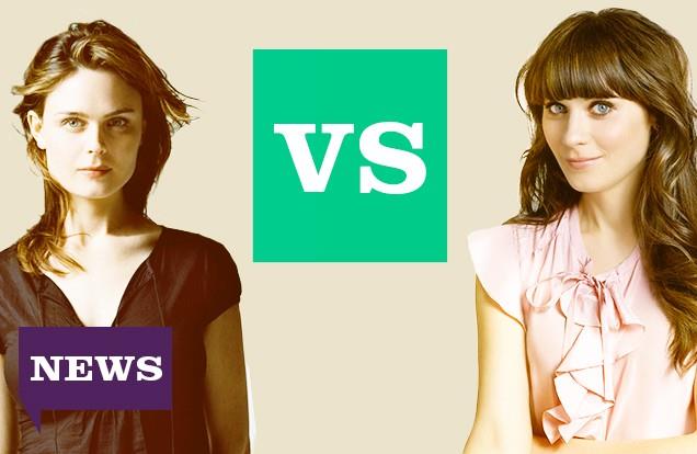 Emily Deschanel VS Zooey Deschanel