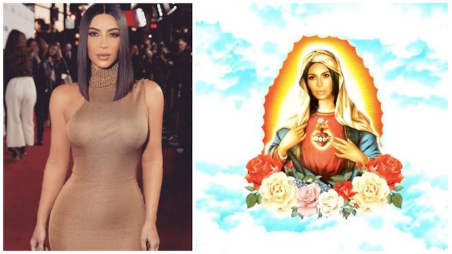 Kim Kardashian nel mirino per un'immagine blasfema postata su Instagram L'emoji di Kim Kardashian che si ispira alla Madonna
