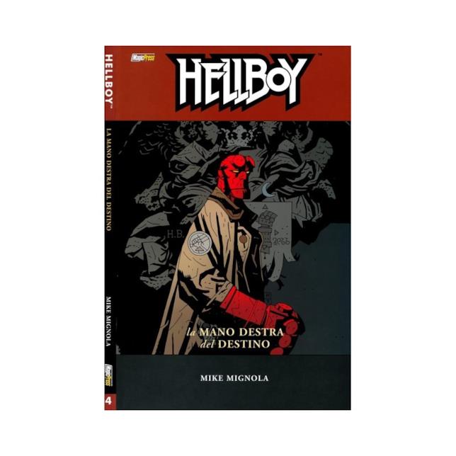 Hellboy: La Mano destra del Destino Hellboy nella cover dell'albo La Mano destra del Destino