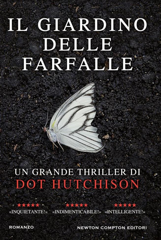 Il giardino delle farfalle di Dot Hutchison Copertina del thriller Il giardino delle farfalle