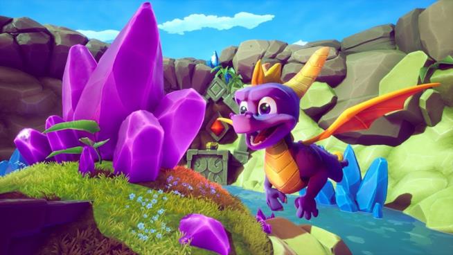 Spyro: Reignited Trilogy anche su Switch? L'indizio arriva da GameStop Spyro in volo in Spyro: Reignited Trilogy