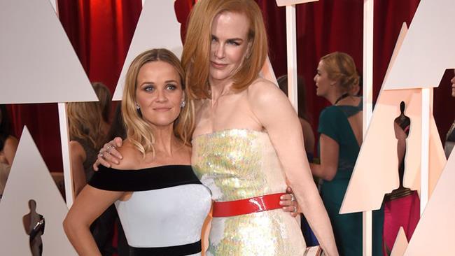Reese Witherspoon festeggia 40 anni con Nicole Kidman Reese Witherspoon e Nicole Kidman agli Oscar