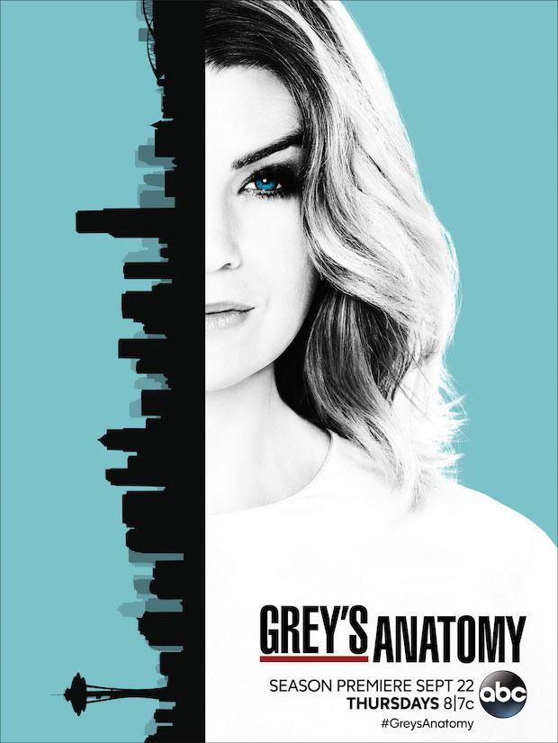 Gray's Anatomy 13, Meredith a metà nel poster ufficiale Grey's Anatomy 13, il poster ufficiale con Meredith