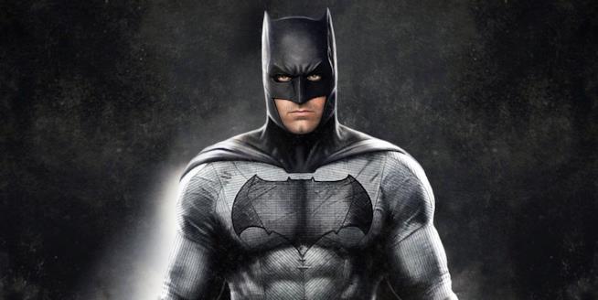 Ben Affleck elimina Catwoman in Batman Ben Affleck vestito da Batman con sfondo nero
