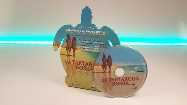La Tartaruga Rossa arriva finalmente in DVD Il DVD e la sua particolarissima custodia
