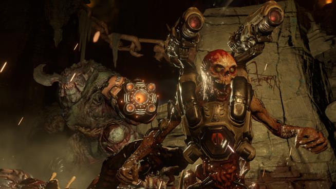 Un nuovo live action trailer per Doom Uno screenshot in-game del reboot di Doom
