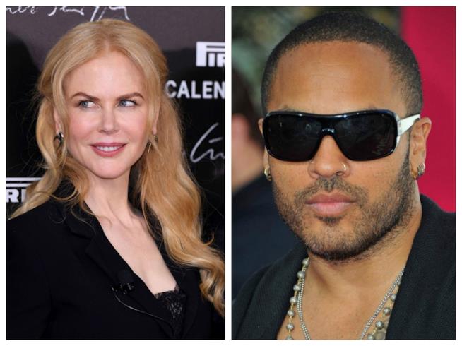 NIcole Kidman è stata con Lenny Kravitz Primo piano di Nicole Kidman con Lenny Kravitz
