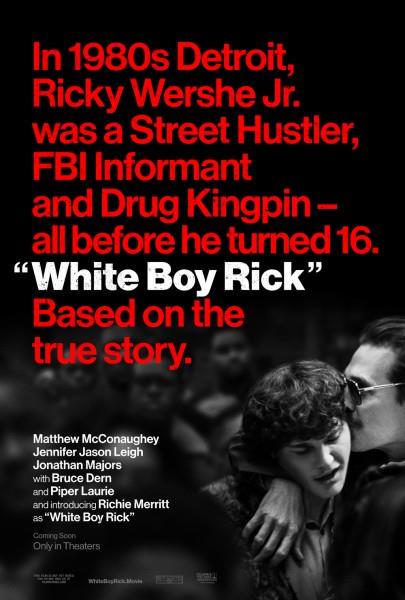 White Boy Rick, arriva al cinema la storia vera di Richard Wershe Jr. Il poster ufficiale del film