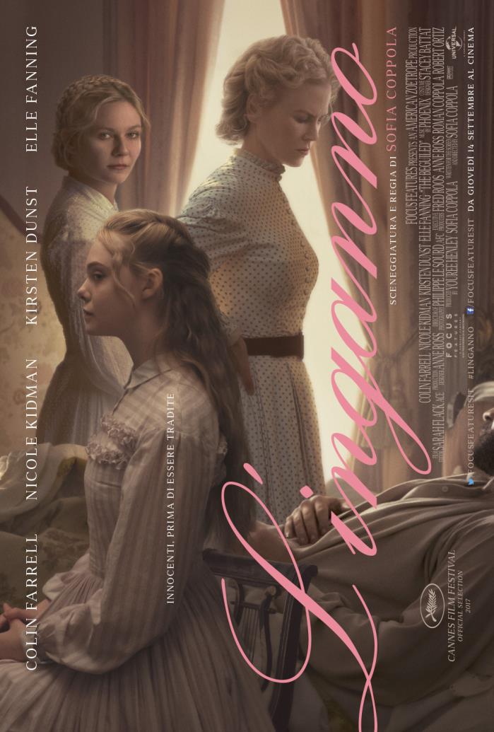 L'inganno, il nuovo film di Sofia Coppola Poster italiano del film L'inganno