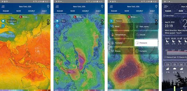 Weather Radar Pro, un'applicazione ricca di funzionalità Screen di Weather Radar Pro