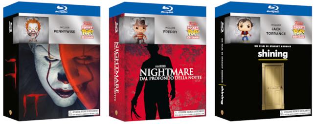IT, Nightmare e Shining: le edizioni con portachiavi Funko I Box-set con portachiavi Funko di IT, Nightmare e Shining