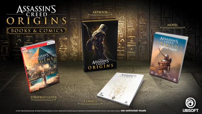 Assassin's Creed Origins si espande con romanzi e fumetti L'universo narrativo espanso di Assassin's Creed Origins