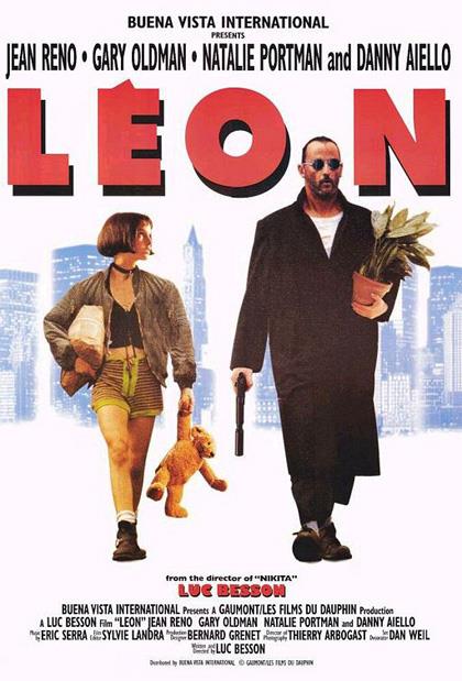 Mathilda e Léon nel film di Luc Besson Jean Reno e Natalie Portman in una scena di Léon